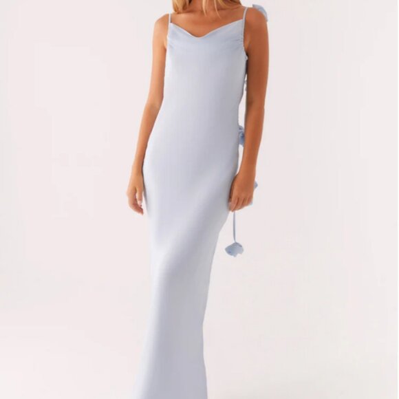 Peppermayo Exclusive - Simona Maxi Dress - Pastel Blue - Picture 2 of 3